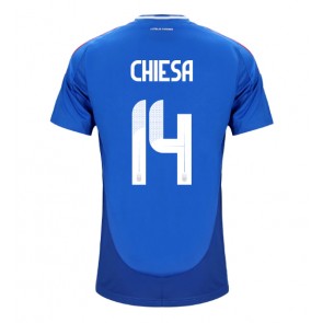 Italien Federico Chiesa #14 Hemmatröja EM 2024 Kortärmad